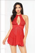 Seductress Babydoll Set 10867 Red L (H)